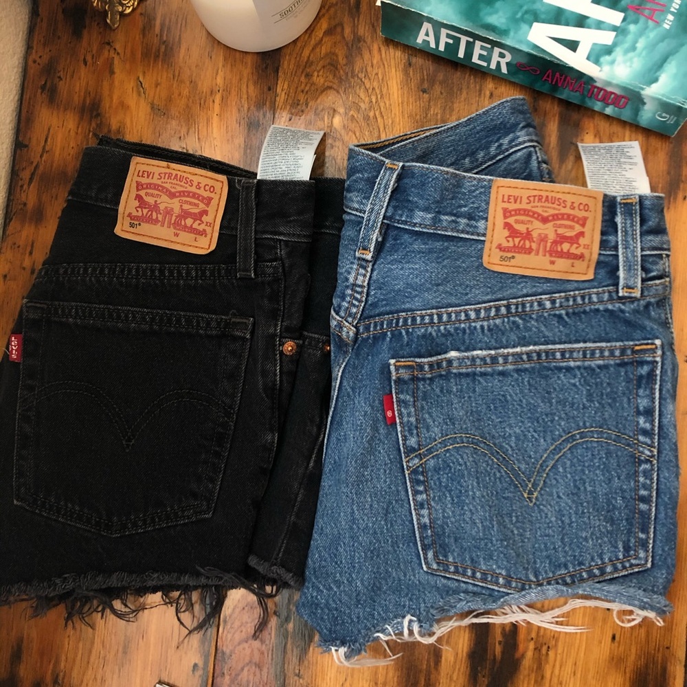 Two Levi’s shorts waist 24
